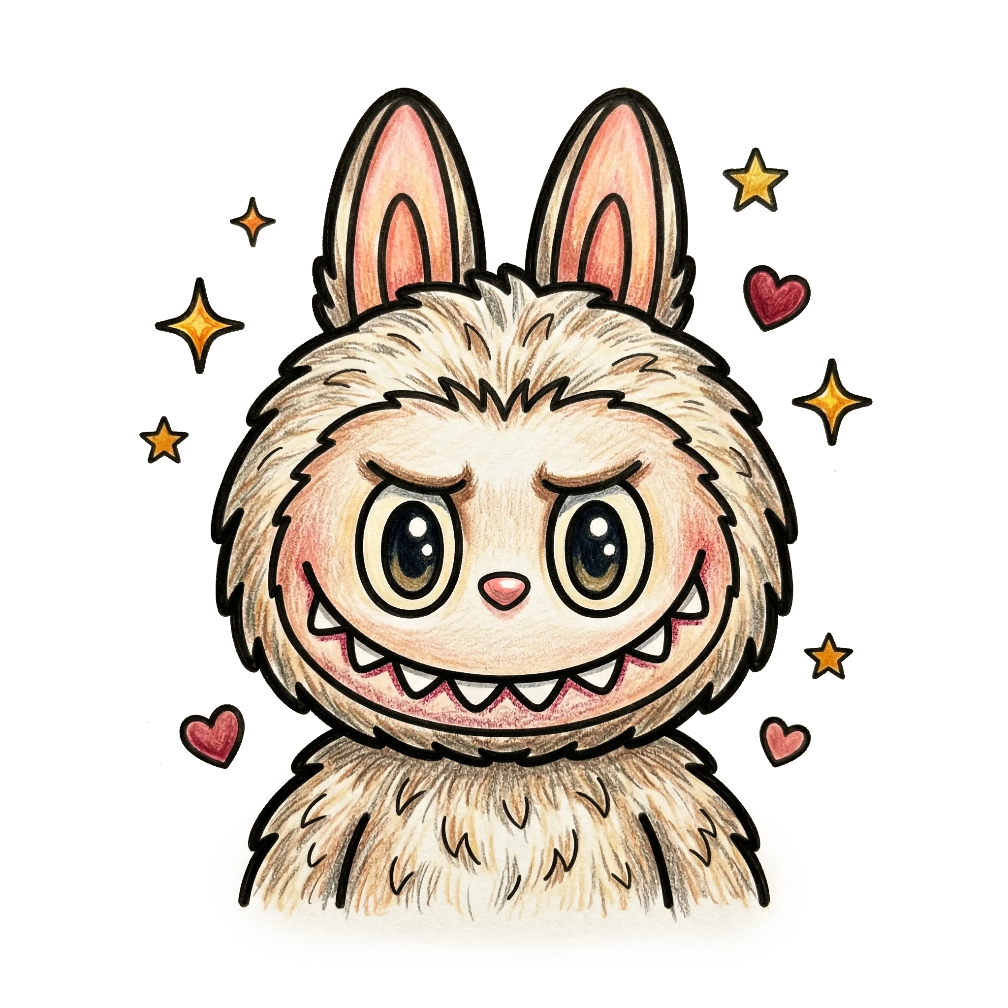 Labubu coloring pages