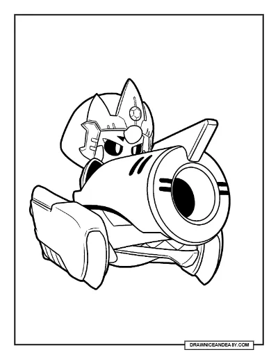 Empress Bonnie Brawl Stars Coloring Page – Free Printable PDF coloring page preview