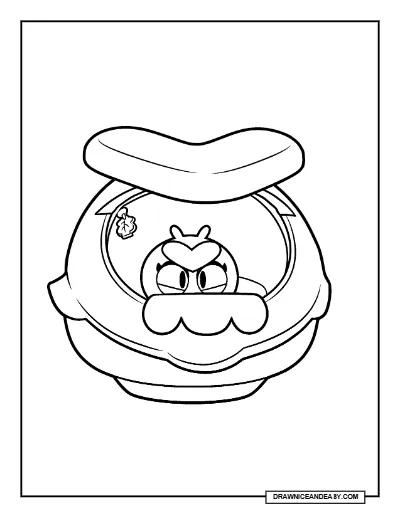Eve Brawl Stars Coloring Page – Free Printable PDF coloring page preview