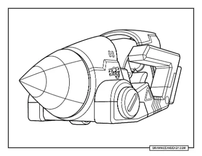 Moon Driller Moe Brawl Stars Coloring Page – Free Printable PDF coloring page preview