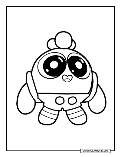 Toon Spike Brawl Stars Coloring Page – Cartoon Studios Skin Free Printable coloring page preview
